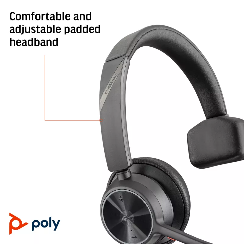 HP Poly Voyager 4310 Microsoft Teams πιστοποιημένο Headset USB-C + BT700 Dongle