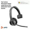 HP Poly Voyager 4310 Microsoft Teams πιστοποιημένο Headset USB-C + BT700 Dongle