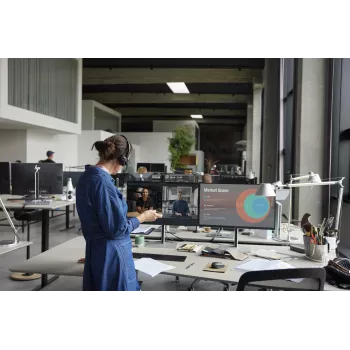 HP Poly Savi 8420 Office Στερεοφωνικό Microsoft Teams Certified DECT 1880-1900 MHz Headset