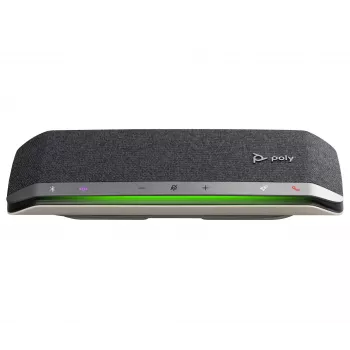HP Poly Sync 40 Microsoft Teams Certified Speakerphone, Ασημί, Windows 10, Windows 11, MacOS, 30 h, RoHS, Federal Communications Commission (FCC), CE, 38 mm