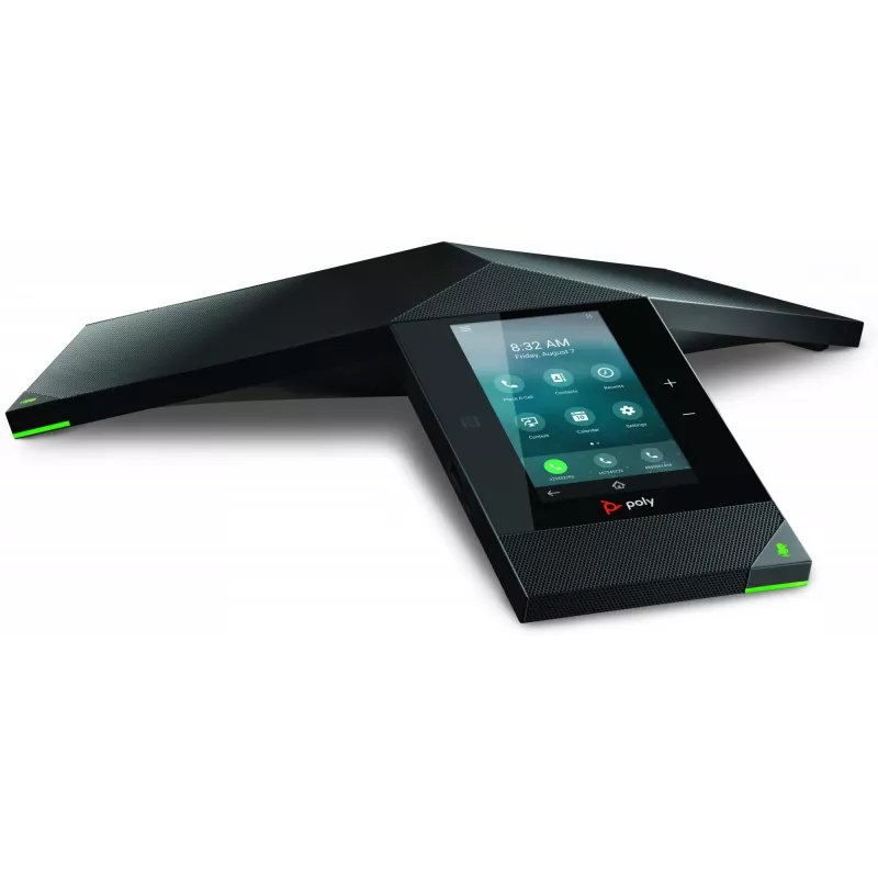 IP-Τηλέφωνο Διάσκεψης POLY Trio 8800 PoE-δυνατό 5-ιντσών Οθόνη