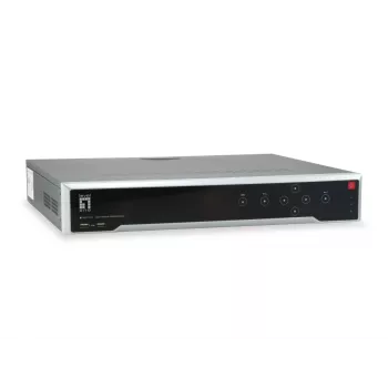 LevelOne NVR-1332 4-Bay Καταγραφέας βίντεο δικτύου H.265 32 κανάλια 3840x2160
