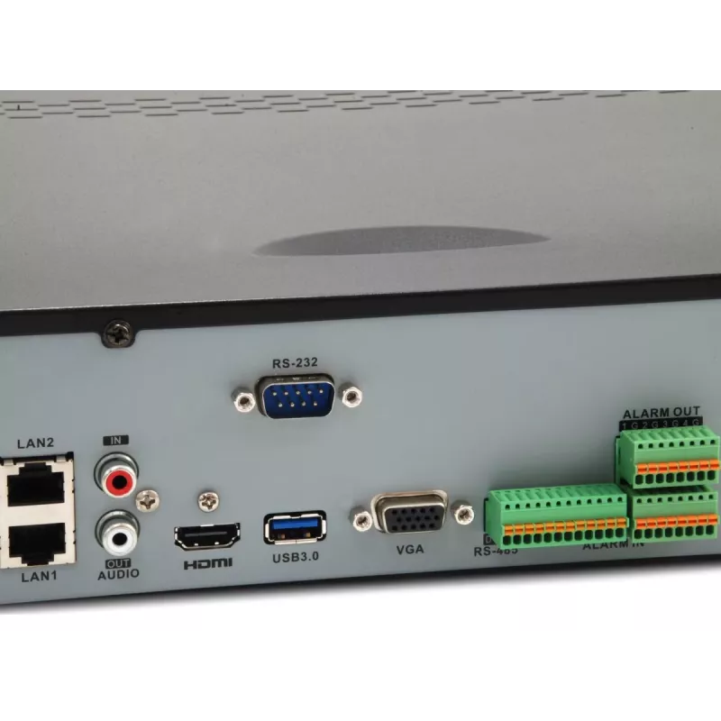 LevelOne NVR-1332 4-Bay Καταγραφέας βίντεο δικτύου H.265 32 κανάλια 3840x2160