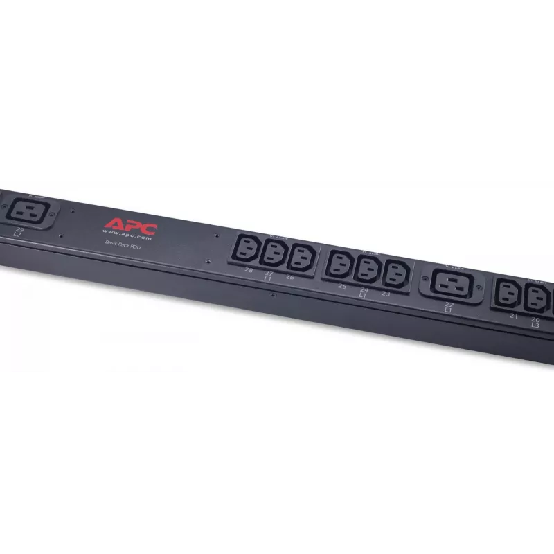 APC Rack PDU, Basic, Zero U, 11 kW, 230V, (36) C13 & (6) C19 Μονάδα διανομής ισχύος (PDU) 42 έξοδοι AC 0U μαύρο