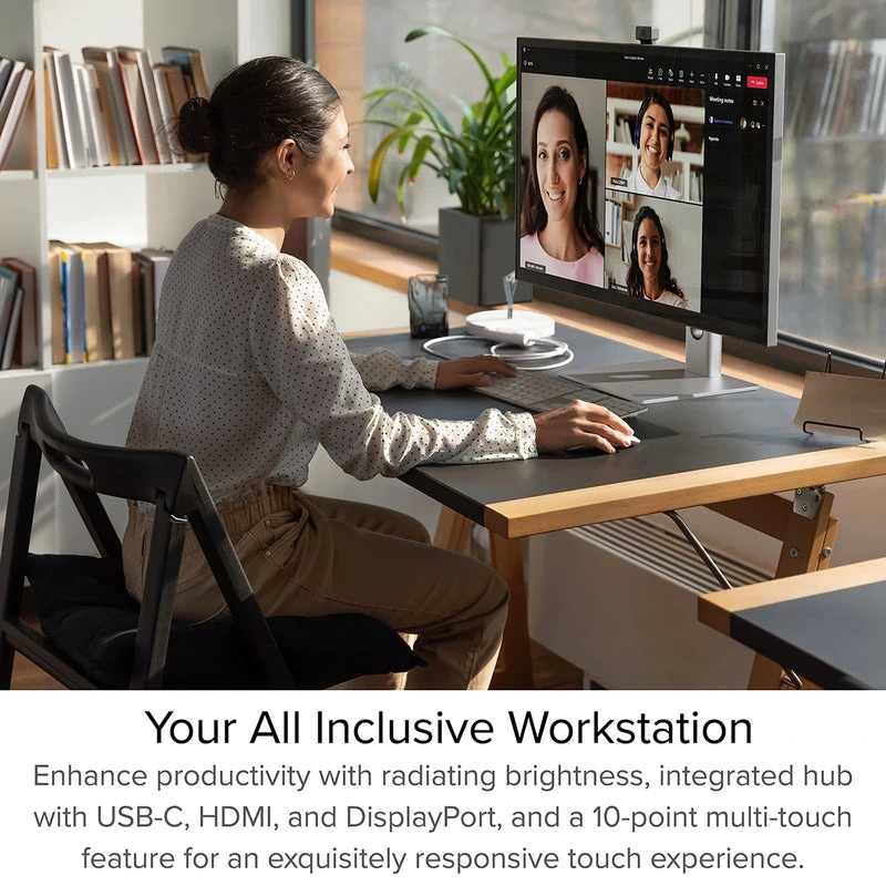 ALOGIC Επιτραπέζια οθόνη - Clarity Pro - 27 inch - 3840x2160 (4K UHD) με 65W PD και Webcam