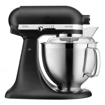 Μίξερ κουζίνας KITCHENAID ARTISAN 5KSM185PS — μπολ ανοξείδωτου χάλυβα 4,8 L, 300 W, 10 ταχύτητες, μαύρο