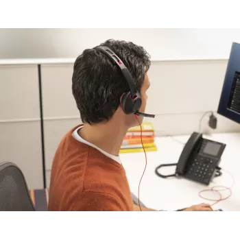 HP Poly Blackwire 5210 Μονοφωνικό USB-C Headset +3.5mm Plug +USB-C/A Adapter (Bulk)