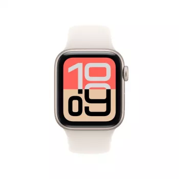 APPLE Watch SE 3 GPS 40mm Θήκη αλουμινίου Starlight με αθλητικό λουράκι M/L - Starlight