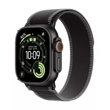 APPLE Watch Ultra 3 (2025) LTE 49mm Θήκη τιτανίου με Trail Loop M/L - Μαύρο/Σκούρο γκρι