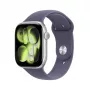 APPLE Watch Series 11 GPS + Cellular 46mm Θήκη αλουμινίου Ασημί με αθλητικό λουράκι Purple Fog M/L