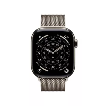 APPLE Watch Series 11 GPS + Cellular 42 mm Θήκη φυσικού τιτανίου με φυσικό Milanese Loop