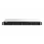 QNAP TS-464eU NAS Rack (1U) Intel® Celeron® N5095 8 GB DDR4 0 TB QNAP Turbo System αλουμίνιο, μαύρο