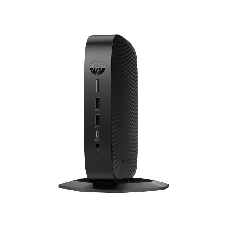 HP Elite t655 thin client SFF πακέτο, AMD Ryzen Embedded R2314, 8 GB RAM, 32 GB eMMC, Radeon Graphics, Wi-Fi 6, Bluetooth 5.2, IGEL OS, γερμανικό πληκτρολόγιο