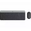 Logitech MK470 Ασύρματο πληκτρολόγιο+ποντίκι, Graphite, ποντίκι συμπεριλαμβάνεται, QWERTY US, USB