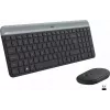 Logitech MK470 Ασύρματο πληκτρολόγιο+ποντίκι, Graphite, ποντίκι συμπεριλαμβάνεται, QWERTY US, USB