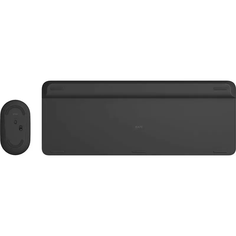 Logitech MK470 Ασύρματο πληκτρολόγιο+ποντίκι, Graphite, ποντίκι συμπεριλαμβάνεται, QWERTY US, USB