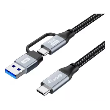 Equip 128433 Καλώδιο USB USB 3.2 Gen 2x2 3 m USB A/USB C USB C Μαύρο