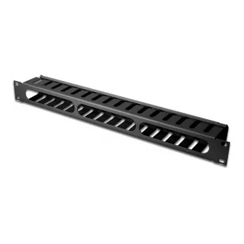 Equip Πάνελ διαχείρισης καλωδίων για rack 19 ιντσών, Μαύρο