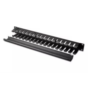 Equip Πάνελ διαχείρισης καλωδίων για rack 19 ιντσών, Μαύρο