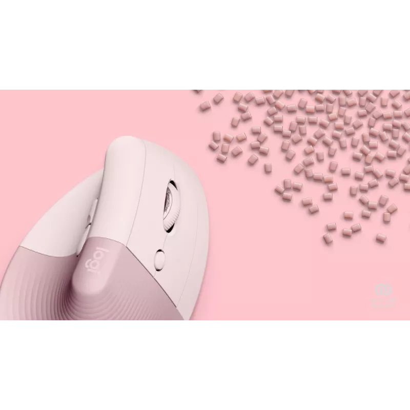 LOGITECH Lift Δεξιόχειρας Ποντίκι Ασύρματο Rose / Dark Rose