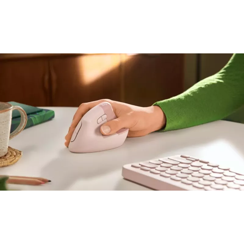 LOGITECH Lift Δεξιόχειρας Ποντίκι Ασύρματο Rose / Dark Rose