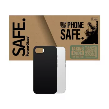 PanzerGlass SAFE. by ® Θήκη TPU Μαύρο iPhone 17e | 16e, Θήκη, Apple, Apple - iPhone 16e, Μαύρο