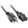 Lindy 2m Καλώδιο τροφοδοσίας US 3 Pin σε C13, 2 m, Υποδοχή C13