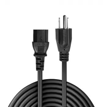 Lindy 2m Καλώδιο τροφοδοσίας US 3 Pin σε C13, 2 m, Υποδοχή C13