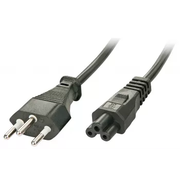 Lindy 30412 Καλώδιο τροφοδοσίας Μαύρο 2 m Υποδοχή C5