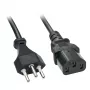 Lindy 30417 Καλώδιο τροφοδοσίας Μαύρο 2 m Υποδοχή C13