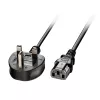 Lindy 2m Καλώδιο τροφοδοσίας UK σε IEC C13