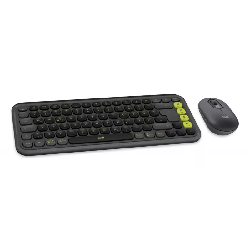 Logitech POP Icon Combo Mini πληκτρολόγιο & ποντίκι, ασύρματο, Bluetooth, QWERTZ Γερμανικό