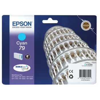 Epson Tower of Pisa Singlepack κυανό 79 DURABrite Ultra Ink, τυπική απόδοση, κυανό, 1 τεμ.