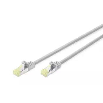 DIGITUS καλώδιο patch ελεγμένο σε εξαρτήματα - CAT6a - S/FTP - χυτό - 5 m - γκρι