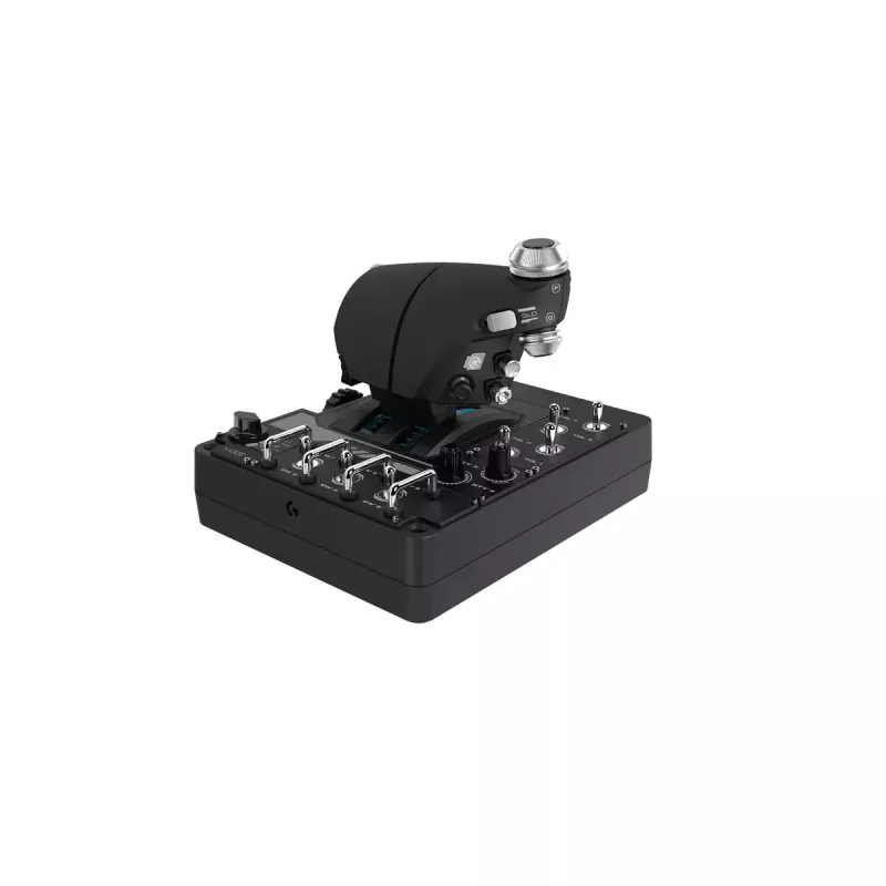 Logitech G X56 H.O.T.A.S. joystick και μοχλός γκαζιού (Saitek Pro Flight X56 Rhino), ενσύρματο USB, PC, μαύρο