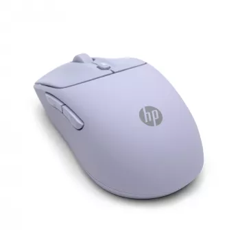 HP 400 Αθόρυβο Μωβ ασύρματο ποντίκι, αμφίχειρο, RF Wireless + Bluetooth, 6000 DPI, Μωβ