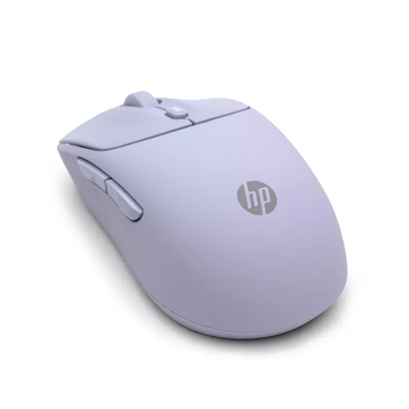 HP 400 Αθόρυβο Μωβ ασύρματο ποντίκι, αμφίχειρο, RF Wireless + Bluetooth, 6000 DPI, Μωβ