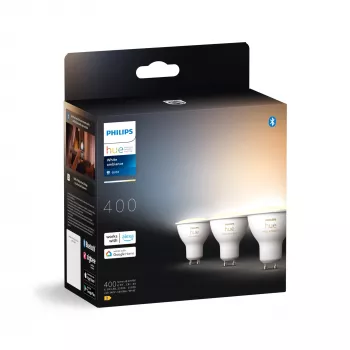 Philips Hue White ambience GU10 – έξυπνο φωτιστικό – (συσκευασία 3 τεμ.)