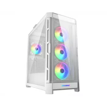 Κουτί Midi-Tower COUGAR Duoface Pro ARGB, Λευκό, Midi-Tower, PC, Λευκό, ATX, EATX, micro ATX, Mini-ITX, SSI CEB, Μέταλλο, Νάιλον, σκληρυμένο γυαλί, Multi