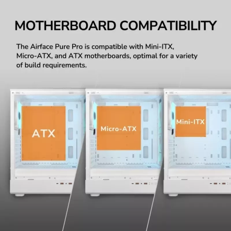 Κουτί Midi-Tower COUGAR Airface Pure PRO, ARGB, Μαύρο