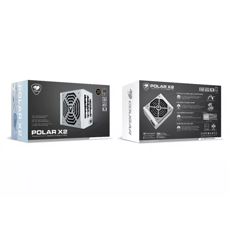 COUGAR POLAR X2 1050W τροφοδοτικό ATX3.1 / 80 Plus Platinum / Modular