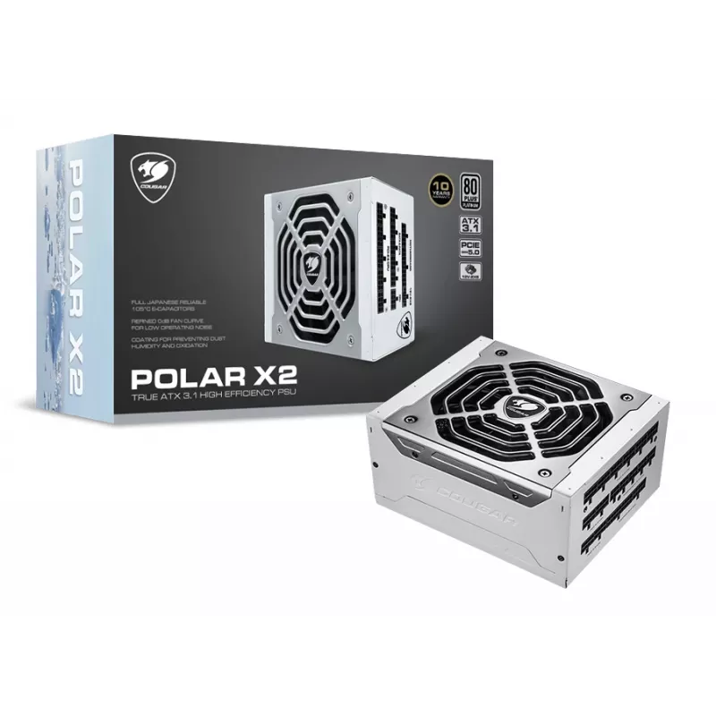COUGAR POLAR X2 1050W τροφοδοτικό ATX3.1 / 80 Plus Platinum / Modular