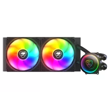 All-in-One υδρόψυκτρο COUGAR Gaming Poseidon Elite ARGB 240 μαύρο Μέγιστη πίεση αέρα 2,4 mmH2O