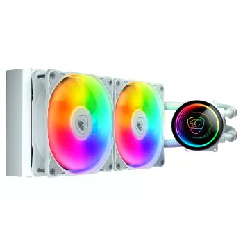 COUGAR CPU υδρόψυξη, Poseidon Elite 240, ARGB λευκό, All-in-One υδρόψυκτρο, λευκό