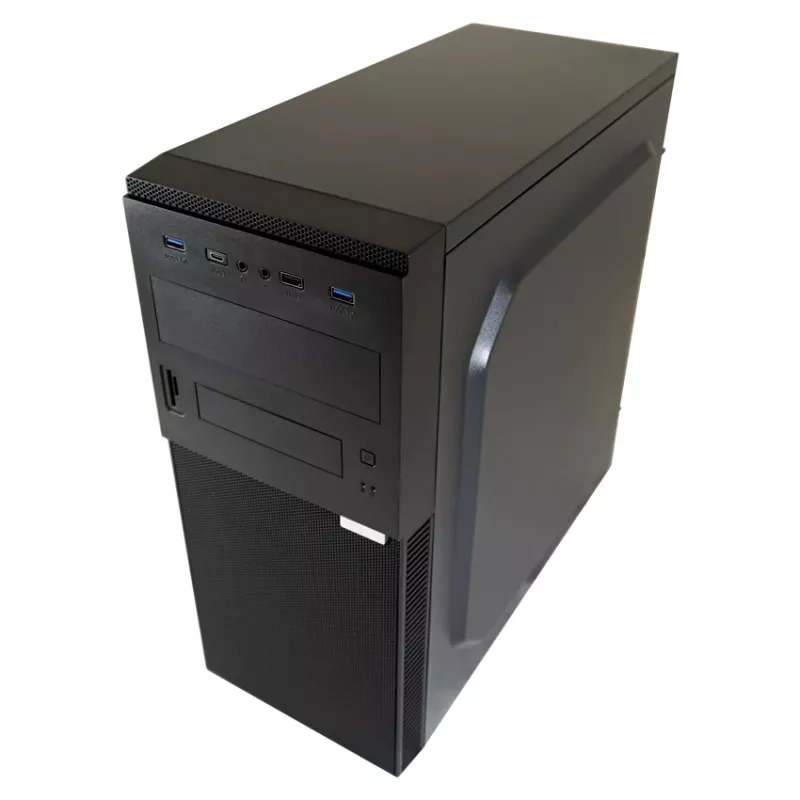 Κουτί PC LC-Power LC-7041B-ON Midi Tower Μαύρο