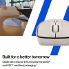 HP 400 Αθόρυβο Maple Ασύρματο Ποντίκι, αμφίχειρο, RF Wireless + Bluetooth, 6000 DPI, μπεζ