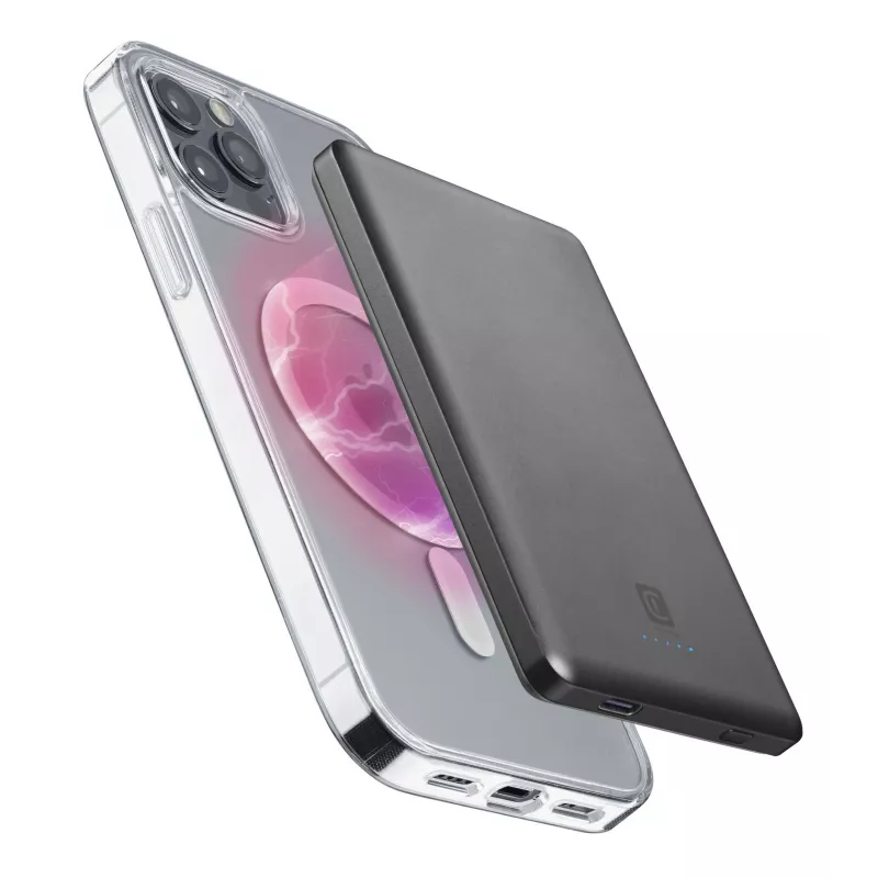 Cellularline Mag Lite 5000 5000mAh Ασύρματο Powerbank συμβατό με MagSafe-Technologie