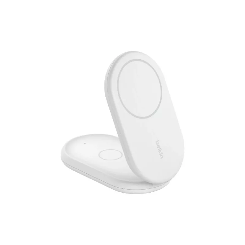 BELKIN Boostcharge Qi2 15w Magnetic 2in1 Stand – Λευκό