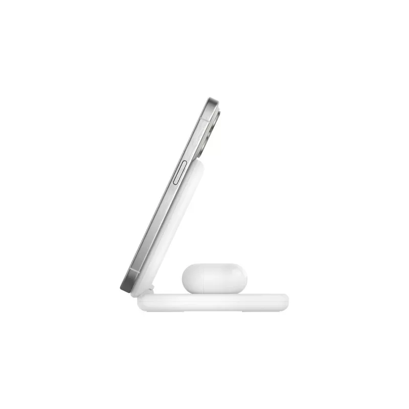 BELKIN Boostcharge Qi2 15w Magnetic 2in1 Stand – Λευκό