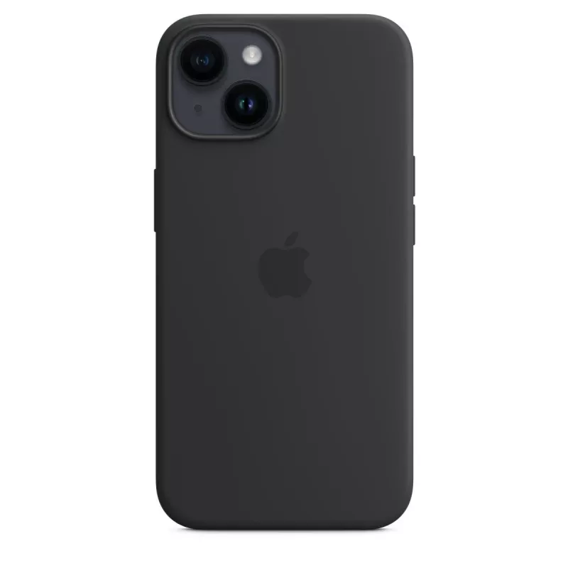 Θήκη Apple iPhone 14 Θήκη σιλικόνης με MagSafe Μεσάνυχτα
